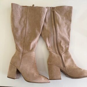 Elegant Tan Wide Women's Boots + wide calf
